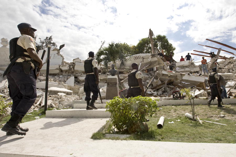 Haitian Justice Palace Wrecked by Quake