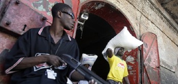 Private Security Guard in Haiti