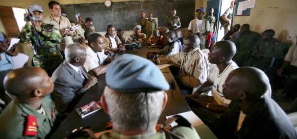 Participants in Disarmament, Demobilization and Reintegration Meeting